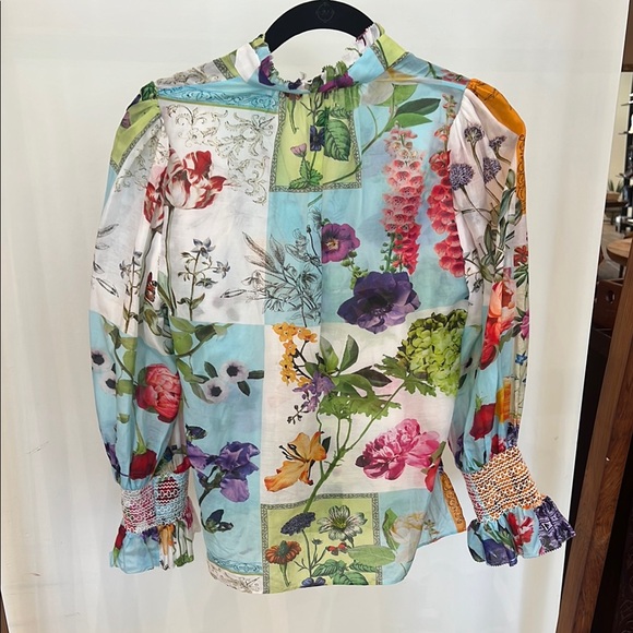Alice + Olivia Multicolor Floral Blouse - Picture 5 of 5